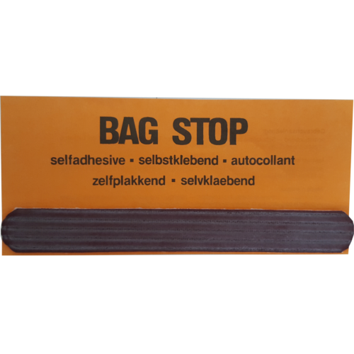 Bagstop/antislip voor tas Donkerbruin smal